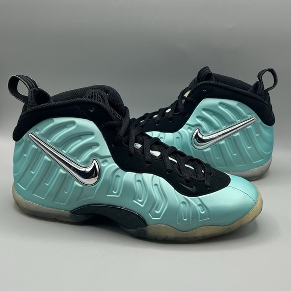 2017 Nike Foamposite Pro Retro Island Green - Men's Size 7 Women's Size 8.5